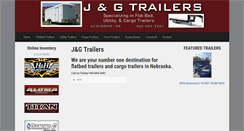 Desktop Screenshot of jgtrailers.net